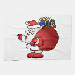 Santa Clause Tea Towel
