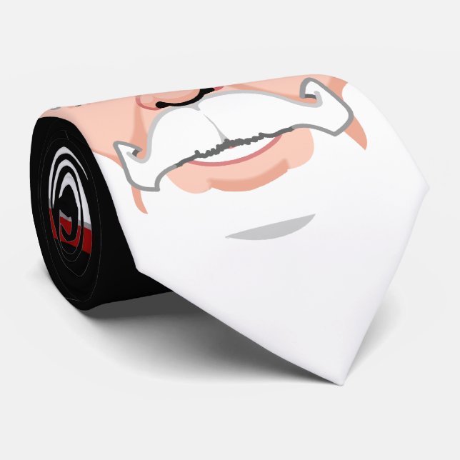 Santa Clause Tie Festive Christmas Neckties & Gift (Rolled)