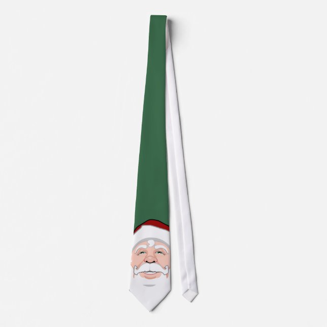 Santa Clause Tie Festive Christmas Neckties & Gift (Front)