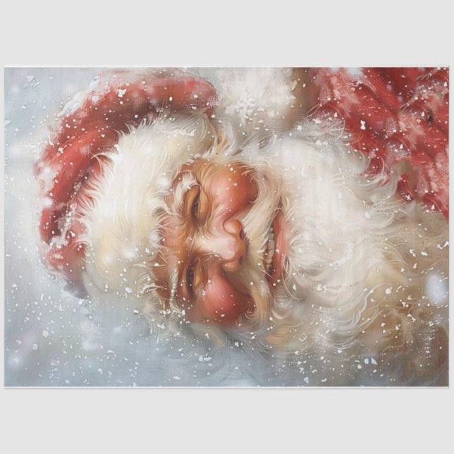 Santa Clause Tissue Paper (Front)