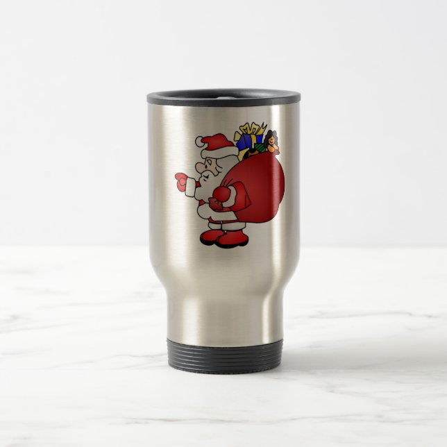 Santa Clause Travel Mug (Center)