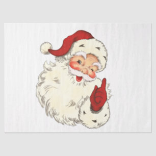 Santa Clause Vintage Antique Retro Decoupaging Tissue Paper