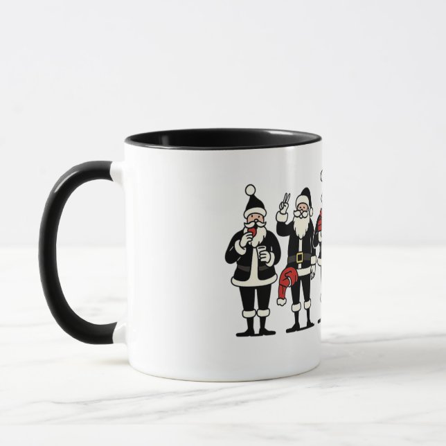 Santa claus's line Mug (Left)