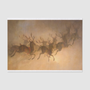 Santa Claus's Reindeer by William Holbrook Beard Tissue Paper