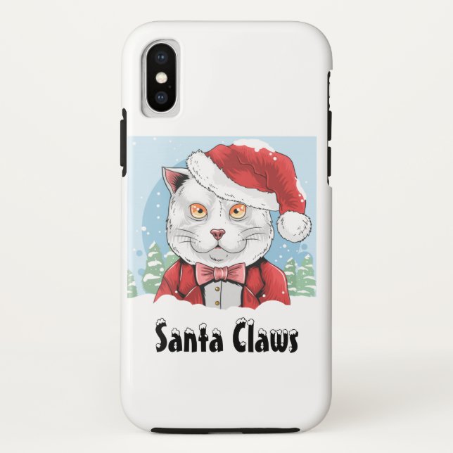 Santa Claws Case-Mate iPhone Case (Back)