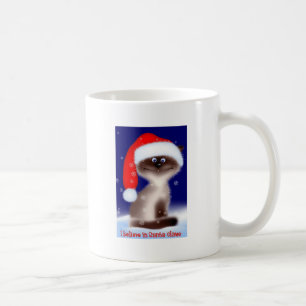 Santa Claws Christmas Cat Mug