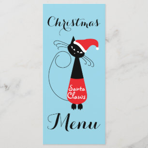 Santa Claws Christmas Menu