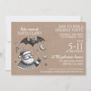 Santa Claws Invitation