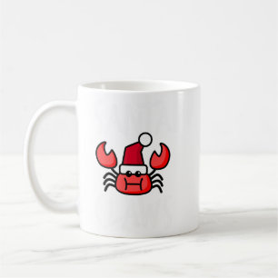 Santa Claws New England Crab Funny Christmas Coffee Mug