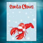 Santa Claws Pun Funny Lobster Christmas   Holiday Postcard<br><div class="desc">👉 Put a smile on a face with this Santa Claws funny lobster Christmas and holiday postcard! - Simply click to personalise this design 🔥 My promises - This design is unique - It is designed with you in mind 🙏 Thank you for supporting my small business - If you...</div>