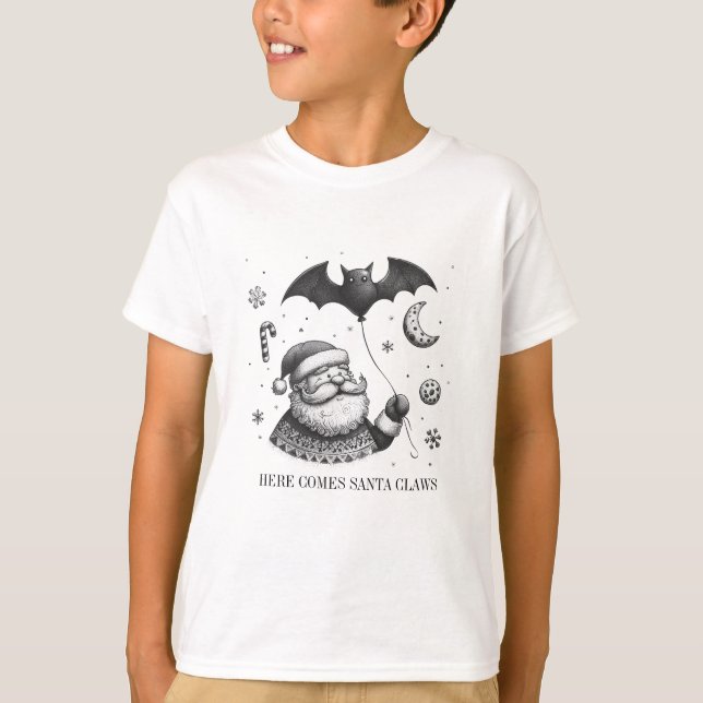 Santa Claws T-Shirt (Front)
