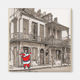 Santa Cluse on Desire St Magnet