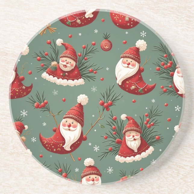 Santa coaster (Front)