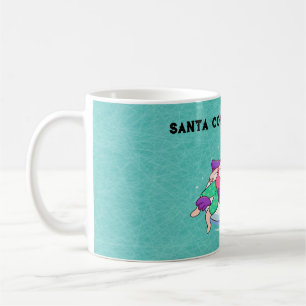 santa coffee mug
