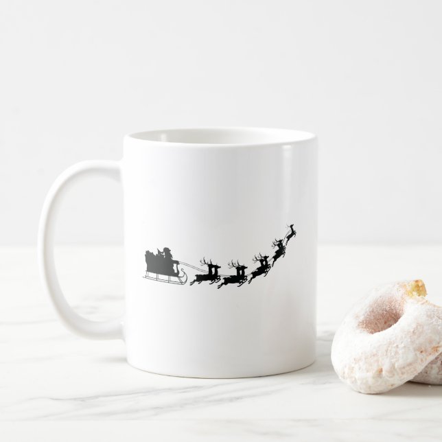 Santa  coffee mug (With Donut)