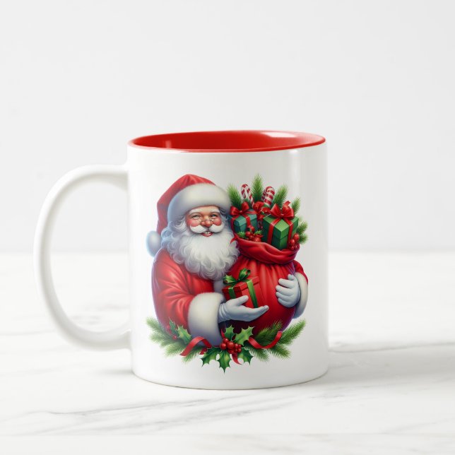 Santa Coffee Mug (Left)