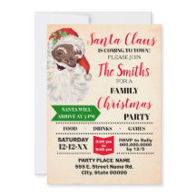 Santa Coming to Town Christmas Family Party