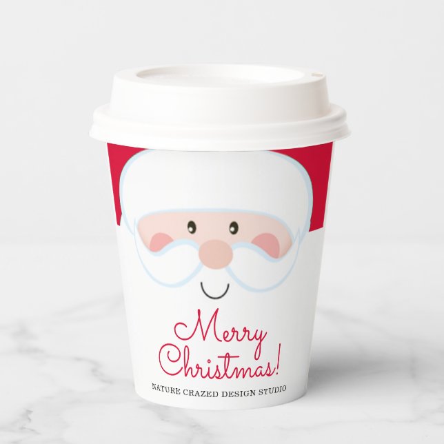 Santa Company Party Paper Cups (Front)