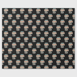 Santa Corp Quiet Quitting Elf Funny Office Wrapping Paper