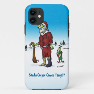 Santa Corpse Funny Zombie Cartoon iPhone 11 Case