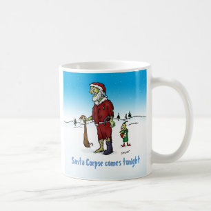 Santa Corpse the Xmas Zombie Coffee Mug