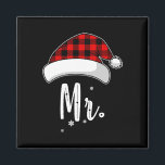 Santa Couples Matching Christmas For Couples Red P Magnet<br><div class="desc">Santa Couples Matching Christmas For Couples Red Plaid</div>