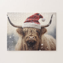 Santa Cow Rustic Holiday