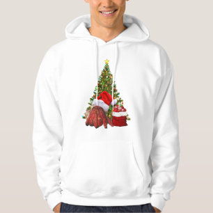 Santa Crab Funny Christmas Hermit Crab Lover Hoodie