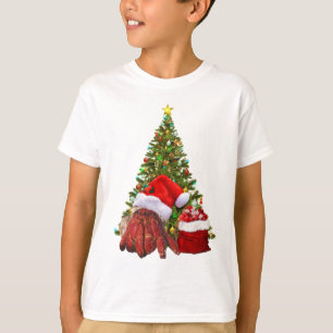 Santa Crab Funny Christmas Hermit Crab Lover T-Shirt