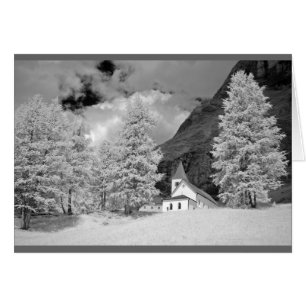 Santa Croce Sanctuary in the Dolomites, Italy