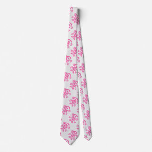 Santa Crossbones Skull in Ugly Sweater Style Tie