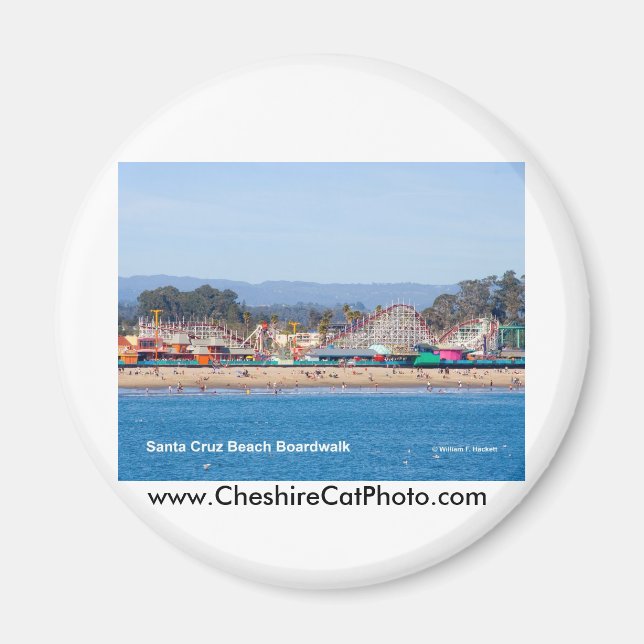 Santa Cruz Beach Boardwalk California Products Magnet (Front)