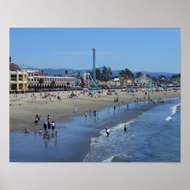 Santa Cruz Beach/Boardwalk Poster (Front)