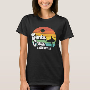 Santa Cruz Beach California Vintage Retro Surfer M T-Shirt