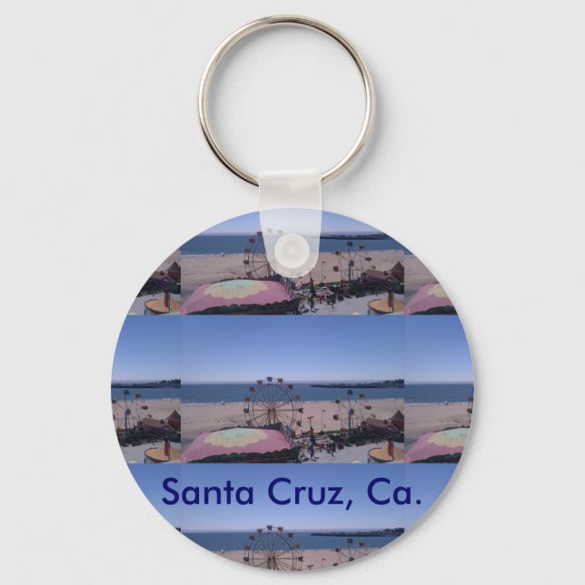 Santa Cruz Boardwalk Keychain (Front)