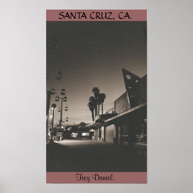 SANTA CRUZ BOARDWALK. POSTER (Front)