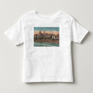 Santa Cruz, CA - Casino and Santa Cruz Beach Toddler T-Shirt