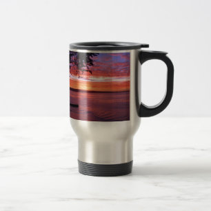 Santa Cruz, CA. Sunrise Travel Mug