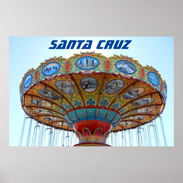 Santa Cruz California amusement park ride Poster (Front)