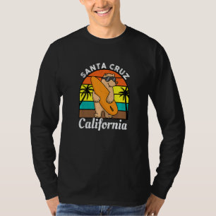 Santa Cruz California Ca Retro Vintage Surfer 8 T-Shirt