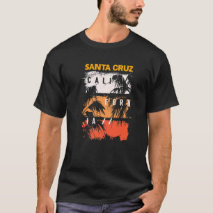 Santa Cruz California Ca Retro Vintage Surfer T-Shirt