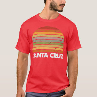 Santa Cruz California CA Retro Vintage Surfer T-Shirt