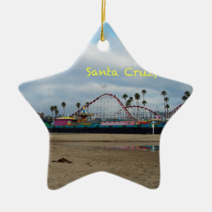 Santa Cruz California Ceramic Tree Decoration