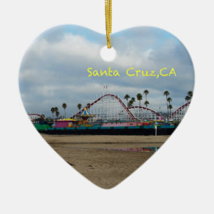 Santa Cruz California Ceramic Tree Decoration
