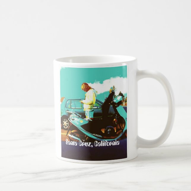 Santa Cruz, California Coffee Mug (Right)
