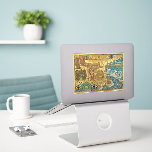 Santa Cruz California Mosaic Map Boardwalk Beach