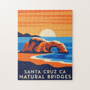 Santa Cruz California Natural Bridges Jigsaw Puzzle