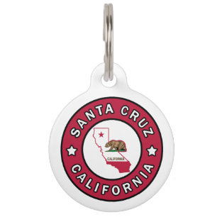 Santa Cruz California Pet Tag