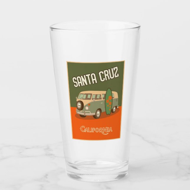 Santa Cruz, California  - Pint Glass (Front)