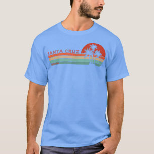 Santa Cruz California Retro Vintage Sunset T-Shirt